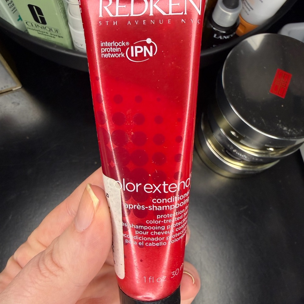 Redken Color Extend Conditioner in Bold Red Tube